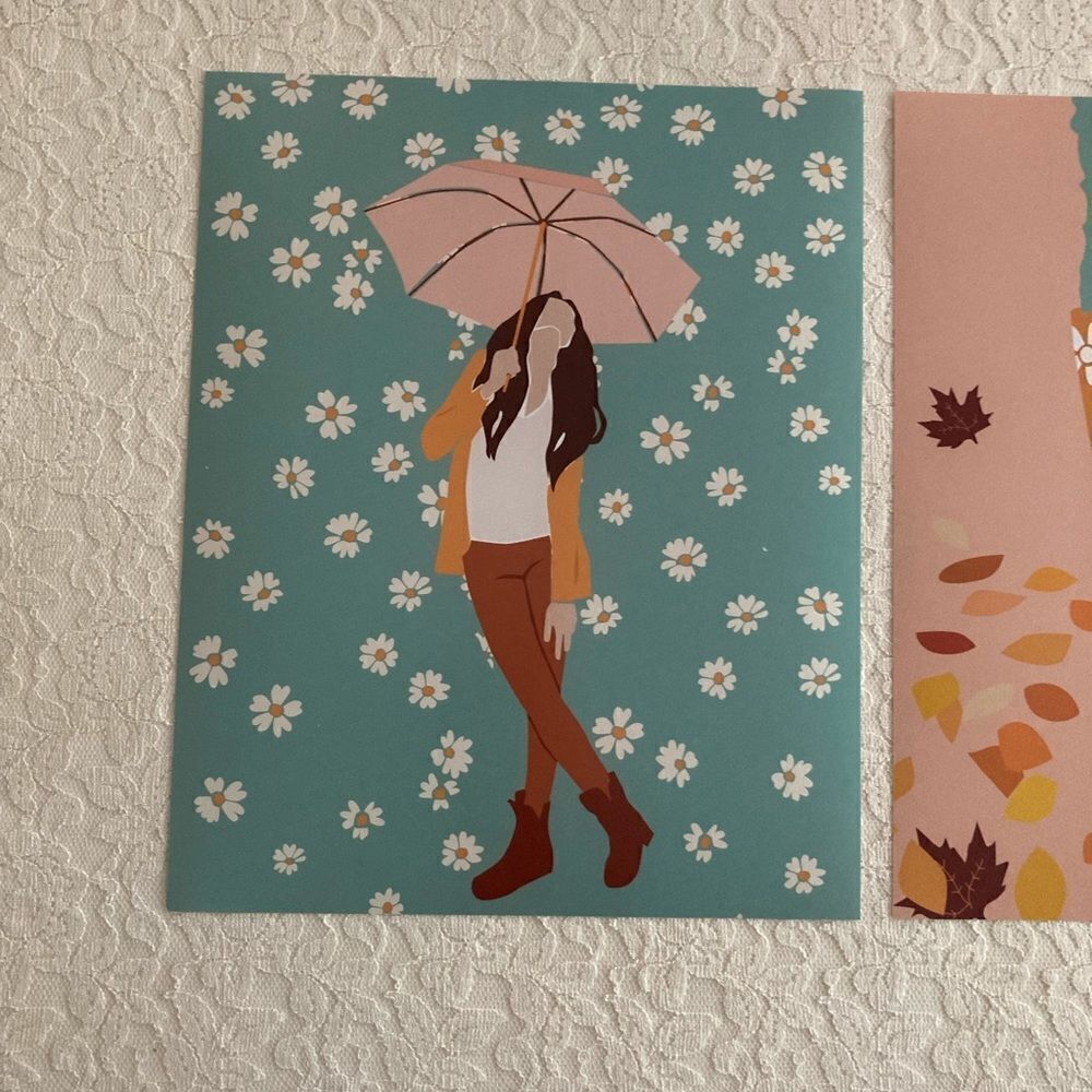 Boho Fall Print Set  5x7 - Picture 2 of 6